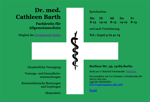 www.dr-med-barth.de Screenshot